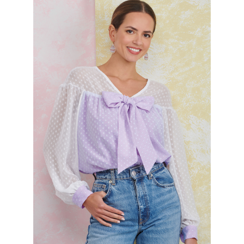 Patron Simplicity 9921.K5 (36-44) - Haut décontracté avec variations de manches