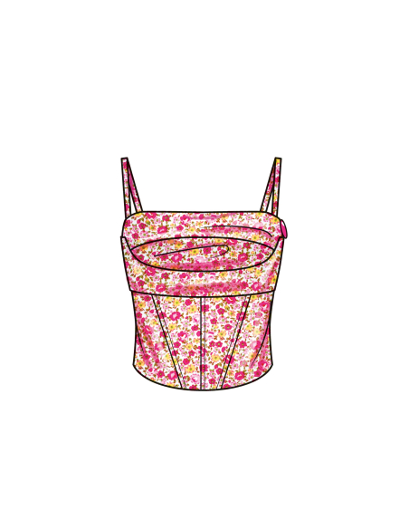 Patron Simplicity 9922.U5 (44-52) - Haut décontracté avec variations de manches