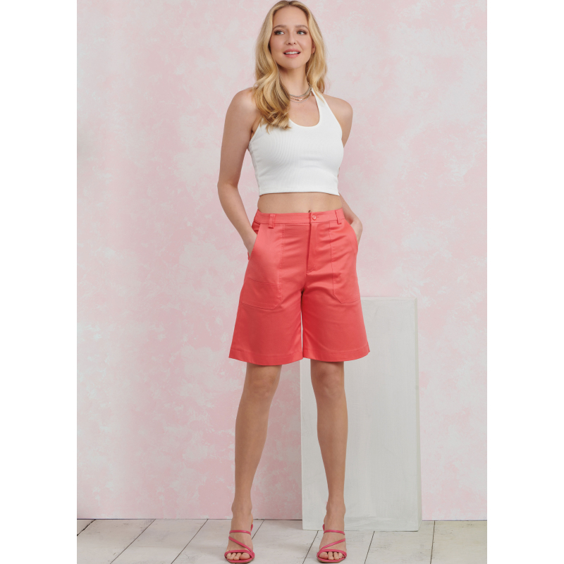 Patron Simplicity 9923.K5 (36-44) - Pantalon et short pour femme avec poches et fermeture éclair