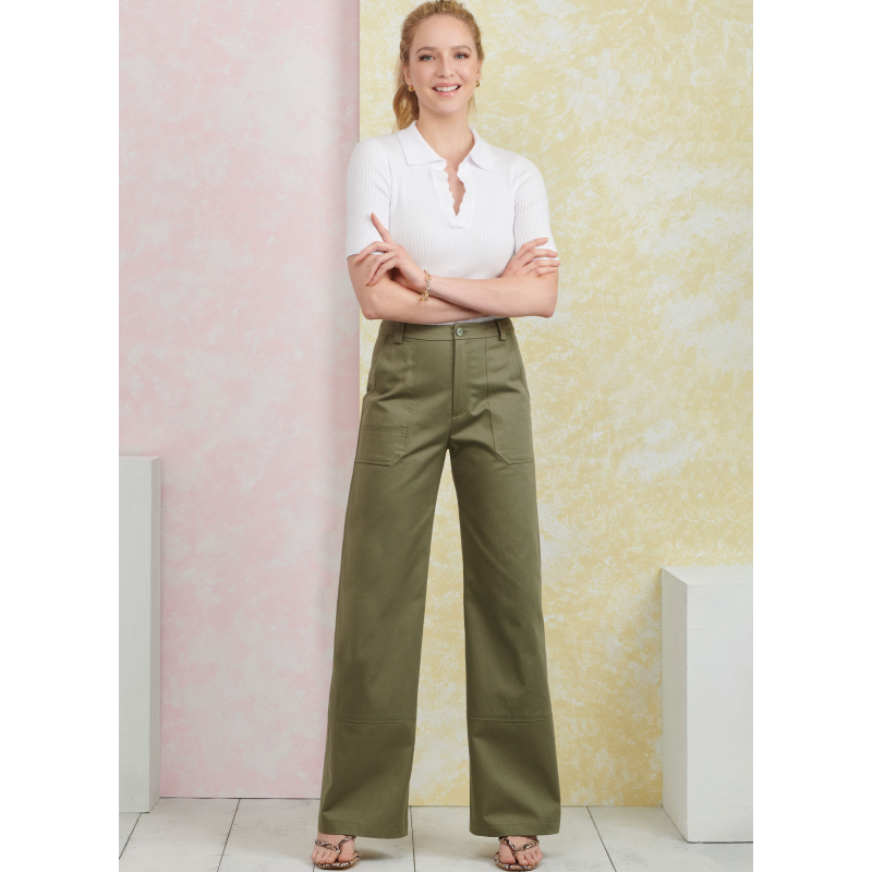 Patron Simplicity 9923.K5 (36-44) - Pantalon et short pour femme avec poches et fermeture éclair
