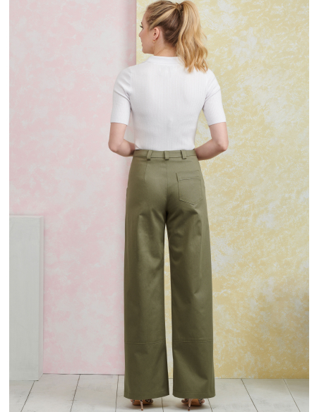 Patron Simplicity 9923.K5 (36-44) - Pantalon et short pour femme avec poches et fermeture éclair