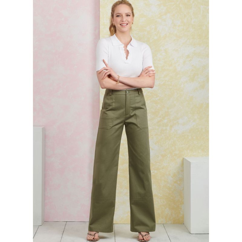 Patron Simplicity 9923.Y5 (46-54) - Pantalon et short pour femme avec poches et fermeture éclair