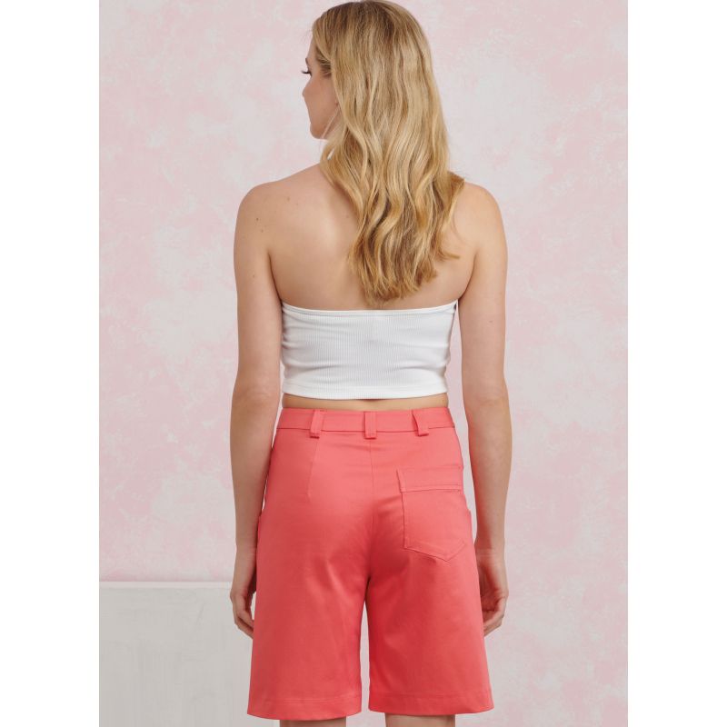 Patron Simplicity 9923.Y5 (46-54) - Pantalon et short pour femme avec poches et fermeture éclair