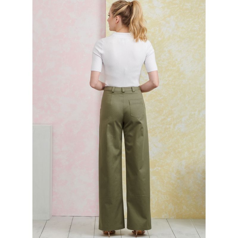 Patron Simplicity 9923.Y5 (46-54) - Pantalon et short pour femme avec poches et fermeture éclair