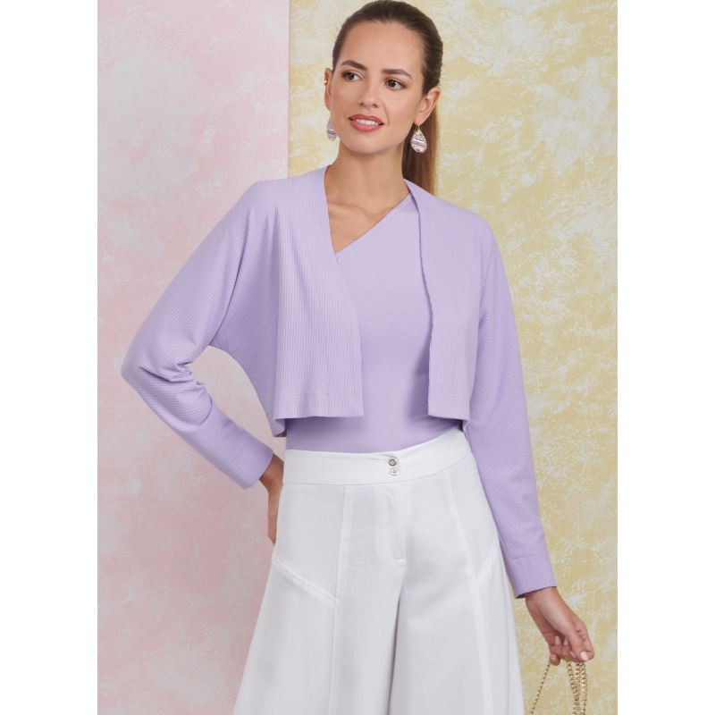 Patron Simplicity 9925.H5 (34-42) - Ensemble pantalon, top asymétrique et boléro pour femme