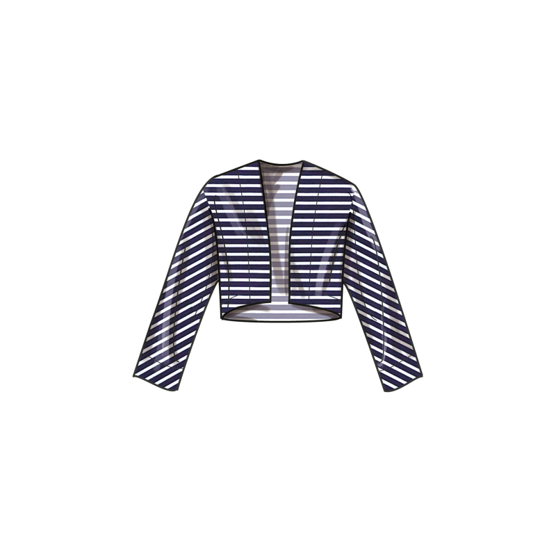 Patron Simplicity 9925.H5 (34-42) - Ensemble pantalon, top asymétrique et boléro pour femme