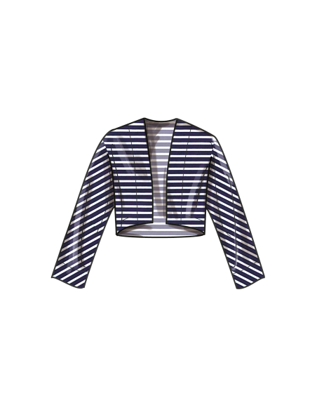 Patron Simplicity 9925.H5 (34-42) - Ensemble pantalon, top asymétrique et boléro pour femme