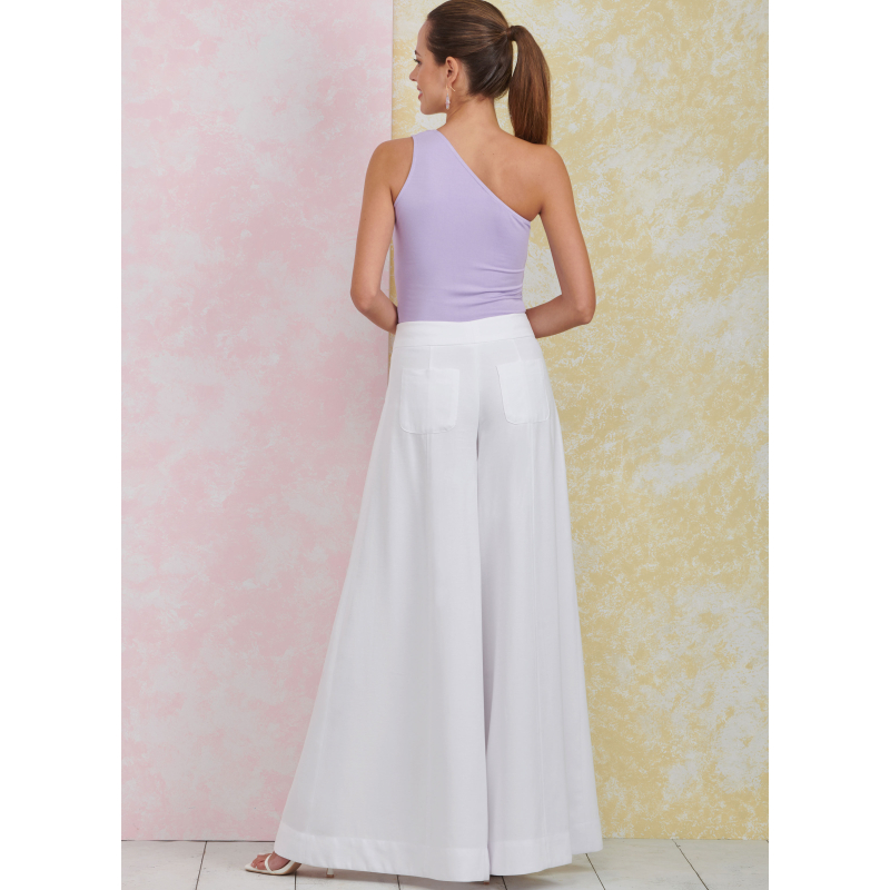 Patron Simplicity 9925.H5 (34-42) - Ensemble pantalon, top asymétrique et boléro pour femme