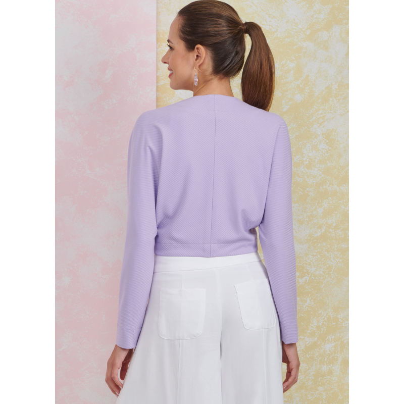 Patron Simplicity 9925.U5 (44-52) - Ensemble pantalon, top asymétrique et boléro pour femme