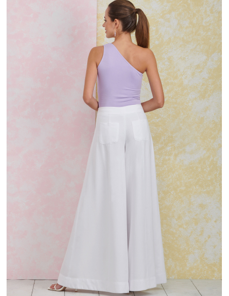 Patron Simplicity 9925.U5 (44-52) - Ensemble pantalon, top asymétrique et boléro pour femme