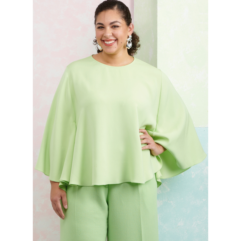 Patron Simplicity 9926.AA (38-46) - Haut ample à manches longues et pantalon large