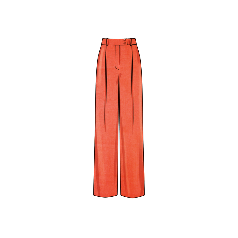 Patron Simplicity 9926.AA (38-46) - Haut ample à manches longues et pantalon large