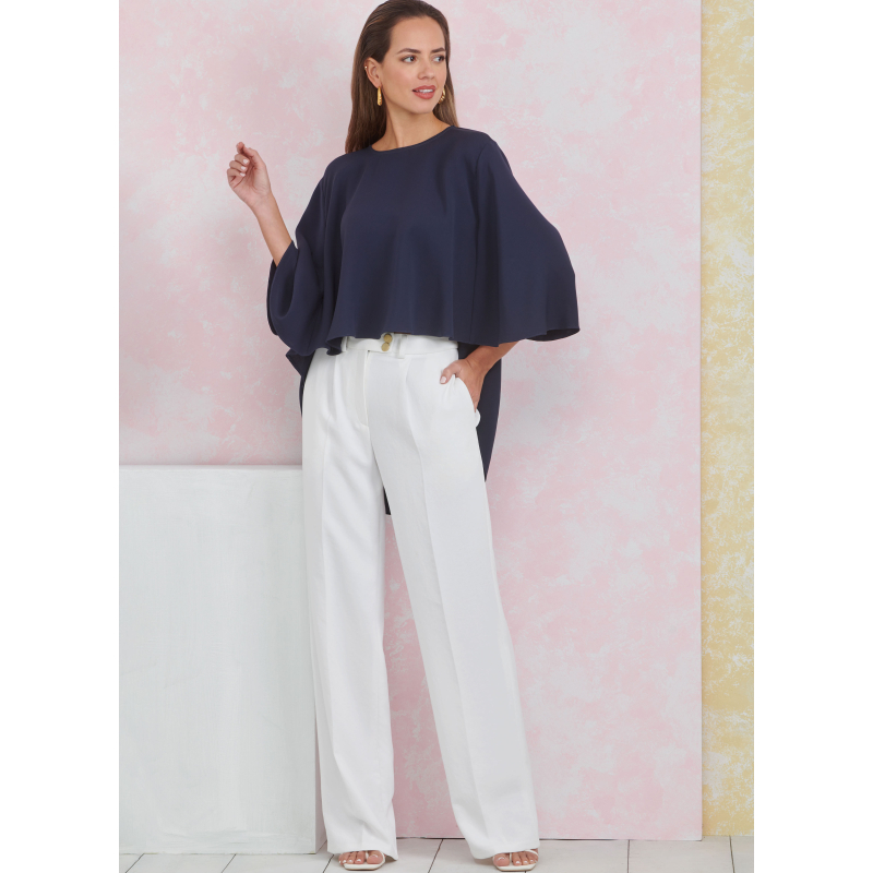 Patron Simplicity 9926.AA (38-46) - Haut ample à manches longues et pantalon large