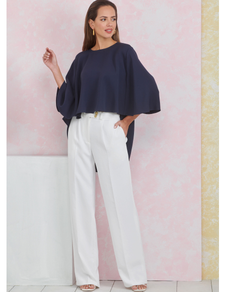 Patron Simplicity 9926.AA (38-46) - Haut ample à manches longues et pantalon large