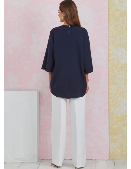 Patron Simplicity 9926.AA (38-46) - Haut ample à manches longues et pantalon large