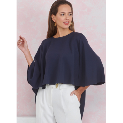 Patron Simplicity 9926.BB (48-56) - Haut ample à manches longues et pantalon large 2