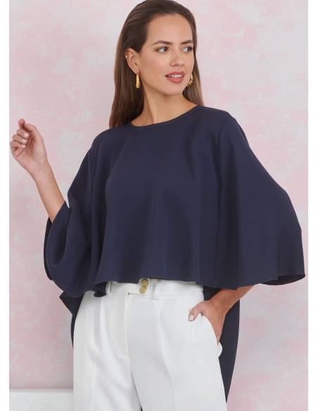 Patron Simplicity 9926.BB (48-56) - Haut ample à manches longues et pantalon large