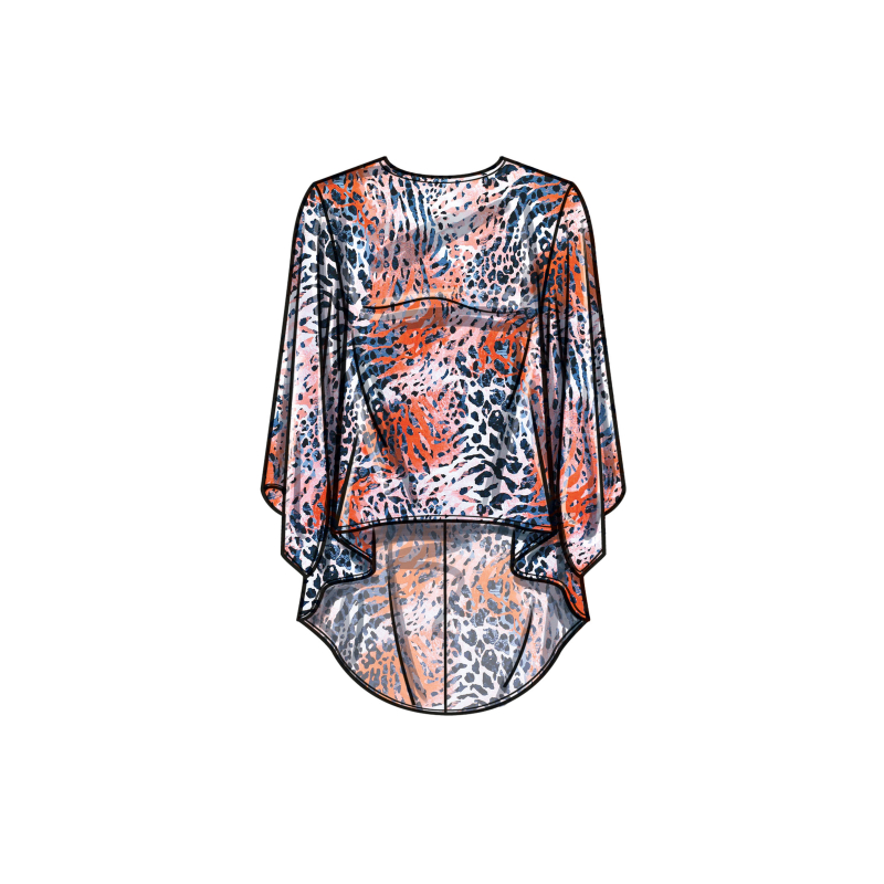 Patron Simplicity 9926.BB (48-56) - Haut ample à manches longues et pantalon large