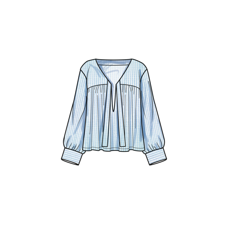 Patron Simplicity 9928.A (32-54) -  Ensemble détente : hauts, pantalons et shorts pour femme