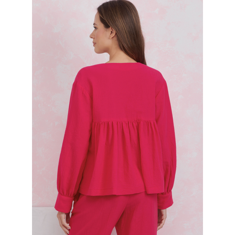 Patron Simplicity 9928.A (32-54) -  Ensemble détente : hauts, pantalons et shorts pour femme