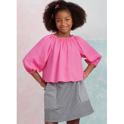 Patron Simplicity 9934.A (7-14) - Ensembles de hauts et jupes 2