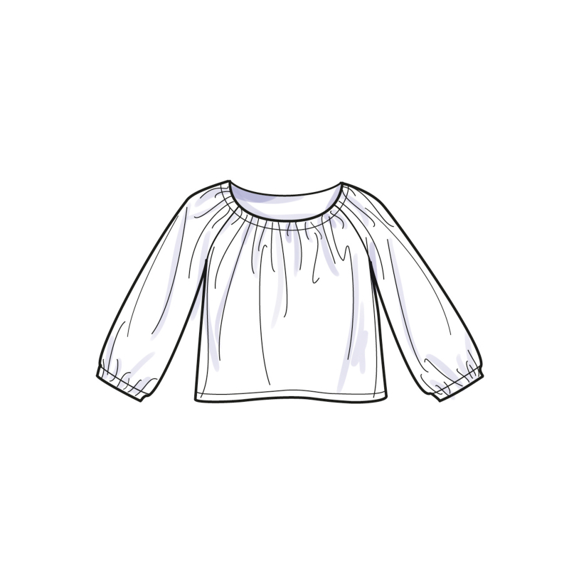 Patron Simplicity 9934.A (7-14) - Ensembles de hauts et jupes