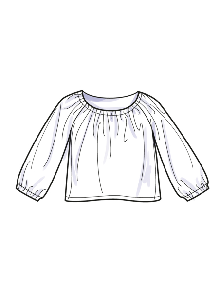 Patron Simplicity 9934.A (7-14) - Ensembles de hauts et jupes