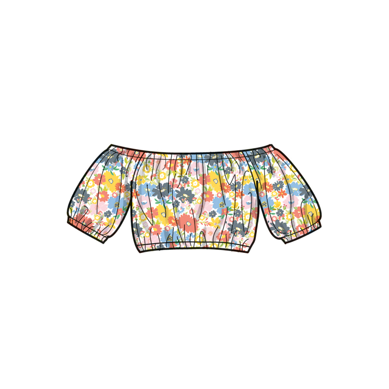 Patron Simplicity 9934.A (7-14) - Ensembles de hauts et jupes