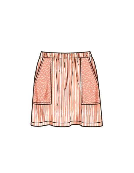 Patron Simplicity 9934.A (7-14) - Ensembles de hauts et jupes