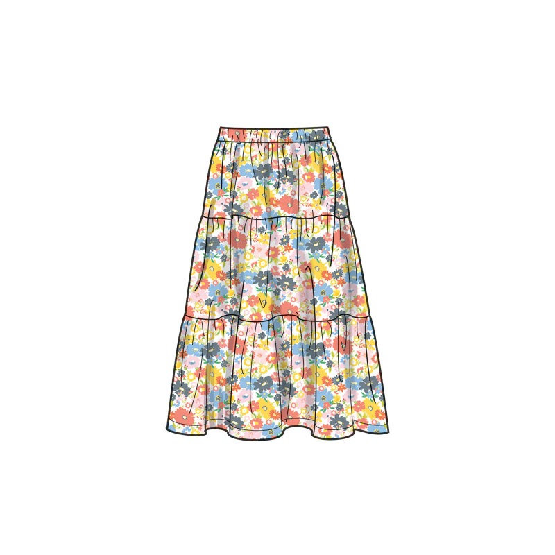 Patron Simplicity 9934.A (7-14) - Ensembles de hauts et jupes