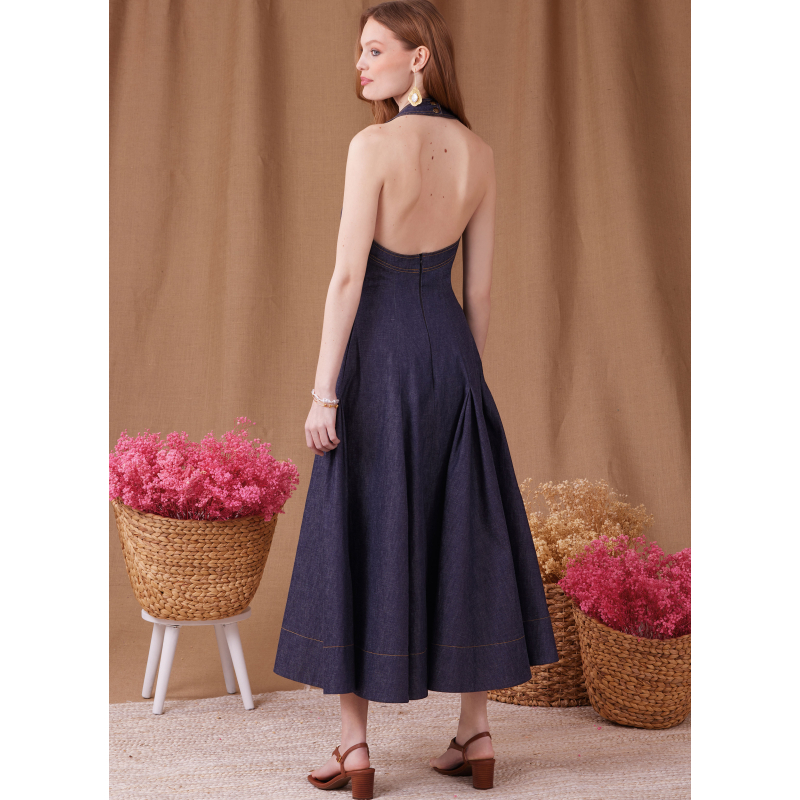 Patron Simplicity 9949.U5 (44-52) - Robe évasée à large encolure américaine