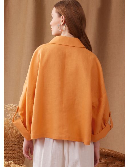 Patron Simplicity 9952.A (36-54) - Chemises amples pour femme avec options de col et de manches