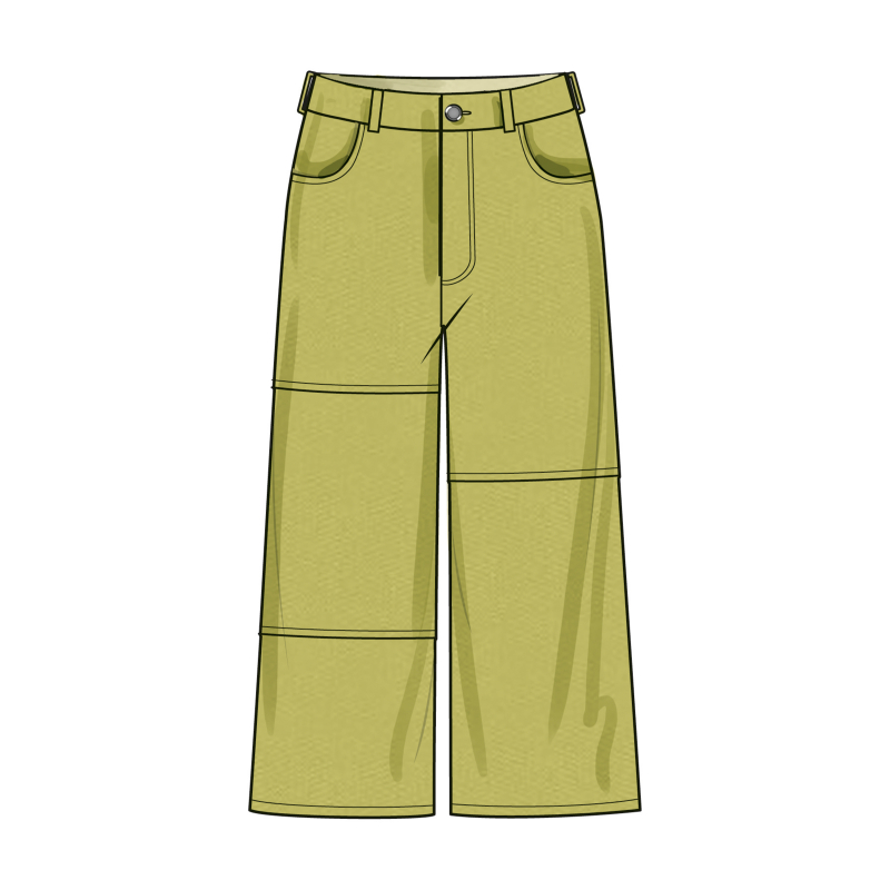 Patron Simplicity 9957.AA (38-46) - Shorts et pantalons pour femmes avec fermeture éclair frontale et poches multiples