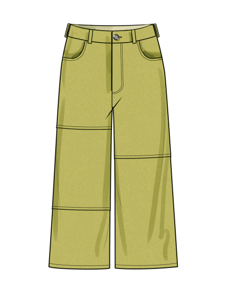 Patron Simplicity 9957.AA (38-46) - Shorts et pantalons pour femmes avec fermeture éclair frontale et poches multiples