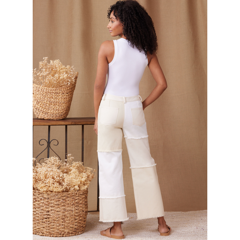 Patron Simplicity 9957.AA (38-46) - Shorts et pantalons pour femmes avec fermeture éclair frontale et poches multiples