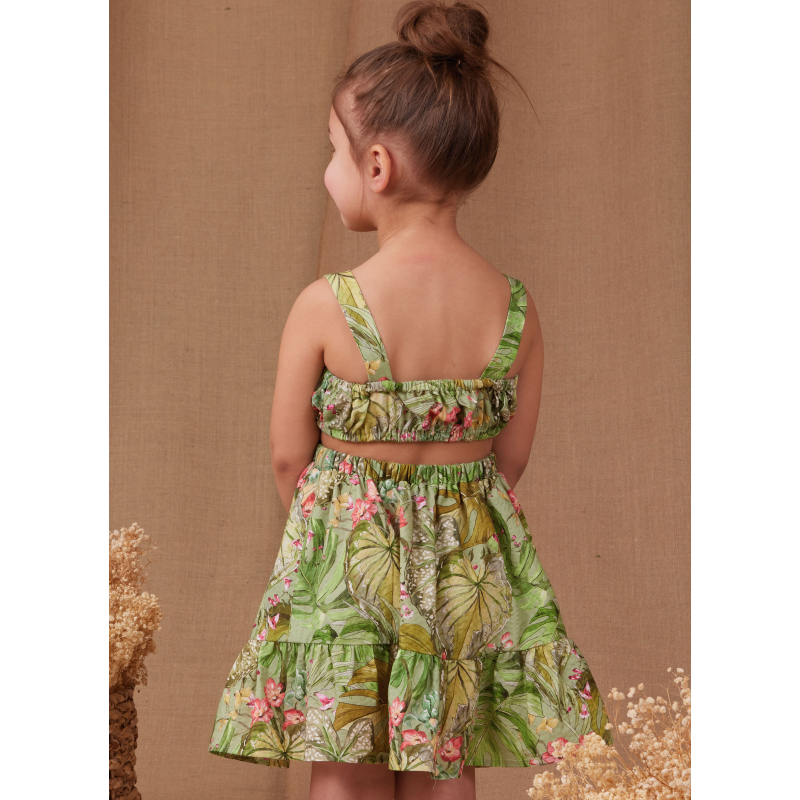 Patron Simplicity 9962.A (3-8) - Robe, haut et short pour fille