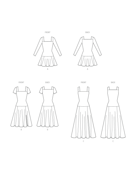 Patron McCall's 8551.R5 (42-50) - Bobe en maille avec variations