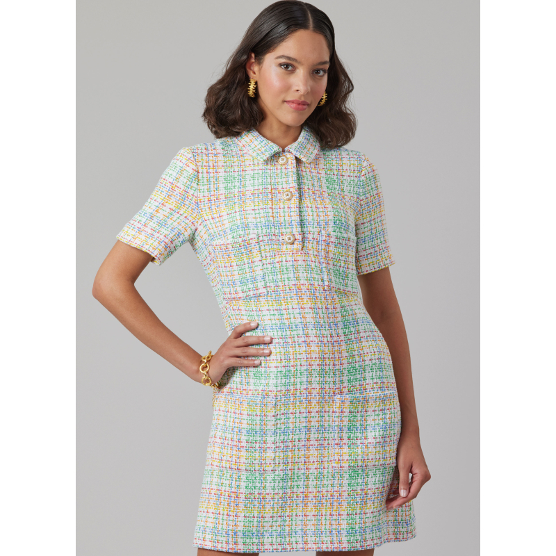 Patron McCall's 8552.Y5 (46-54) - Robe boutonnée