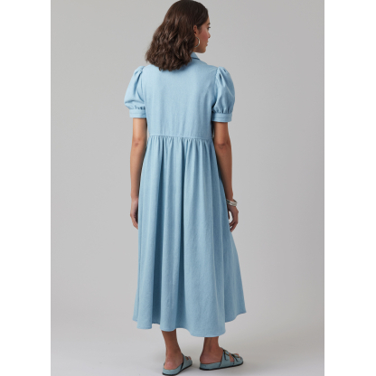 Patron McCall's 8553.H5 (34-42) - Robes à manches et longueur variées 2