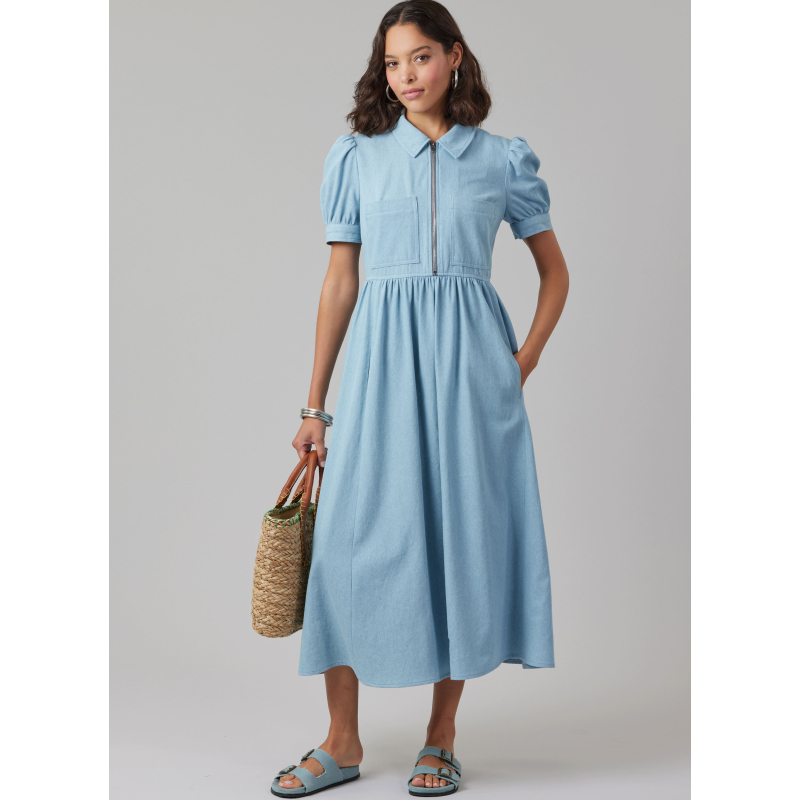 Patron McCall's 8553.U5 (44-52) - Robes à manches et longueur variées