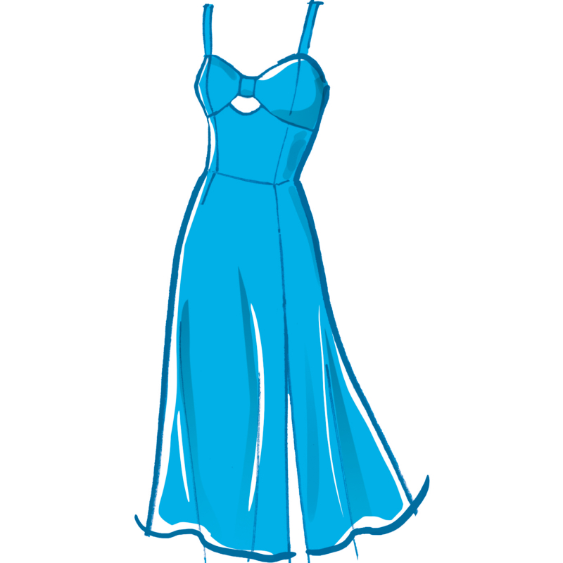 Patron McCall's 8554.K5 (36-44) - Robes avec nœud bustier