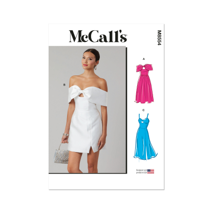 Patron McCall's 8554.K5 (36-44) - Robes avec nœud bustier