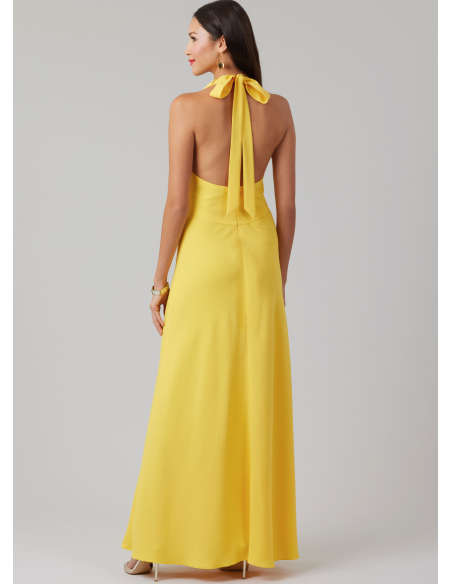 Patron McCall's 8555.AA (38-46) - Robes dos nu à nouer