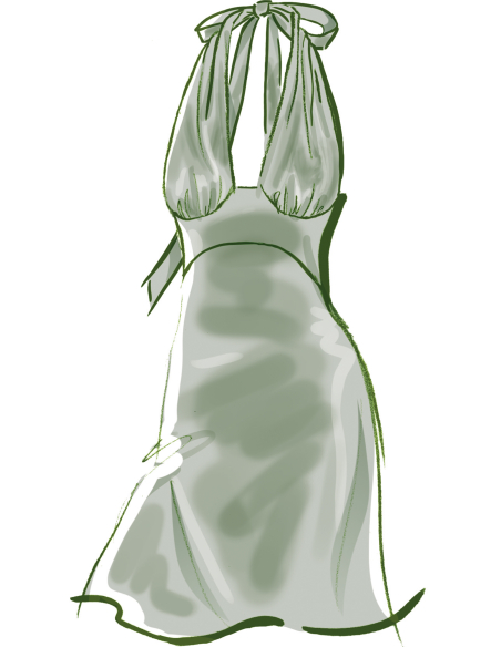 Patron McCall's 8555.BB (50-56) - Robes dos nu à nouer