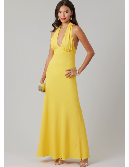 Patron McCall's 8555.BB (50-56) - Robes dos nu à nouer