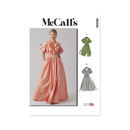 Patron McCall's 8556.Y5 (46-54) - Robes chemisier boutonnées