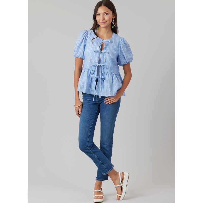 Patron McCall's 8557.AA (38-46) - Blouses à nouettes