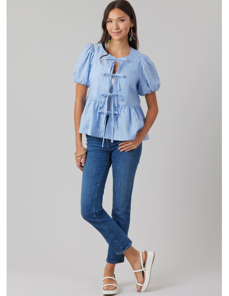 Patron McCall's 8557.AA (38-46) - Blouses à nouettes