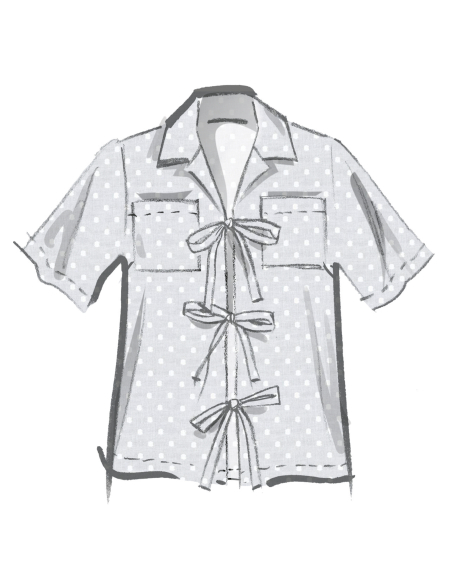 Patron McCall's 8557.AA (38-46) - Blouses à nouettes