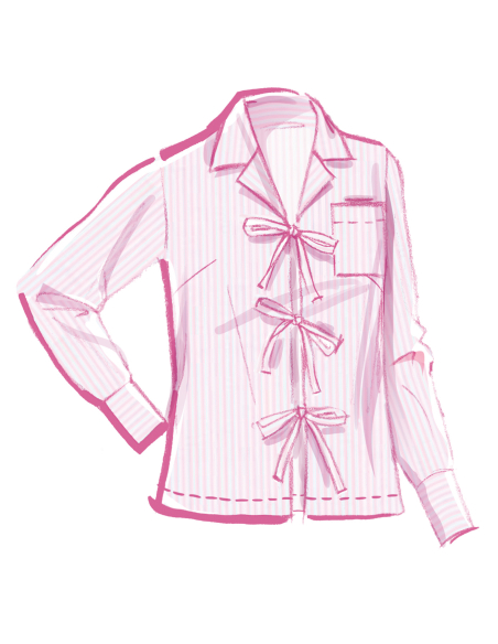 Patron McCall's 8557.BB (50-56) - Blouses à nouettes